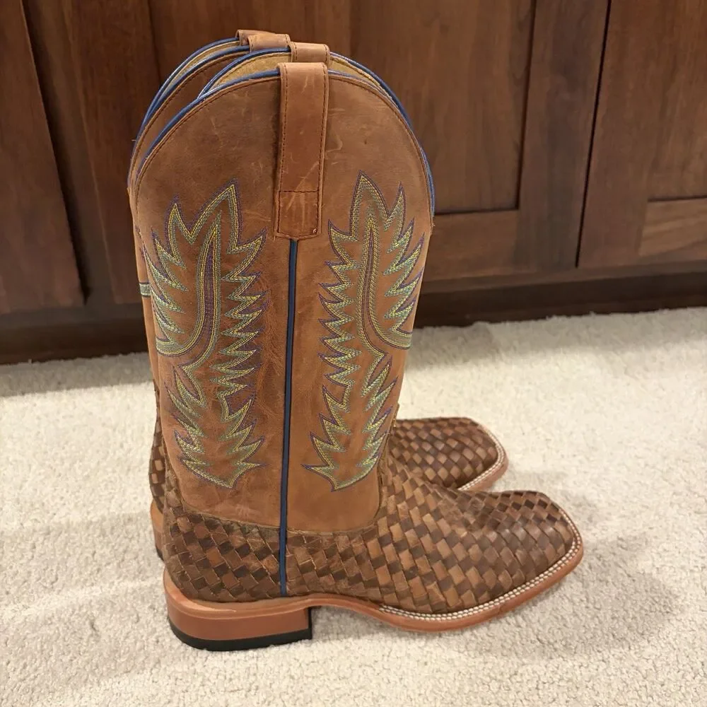 Try On Demo Horse Power Men’s Unbeweavable Western Boots Leather HP1758 Size 9.5